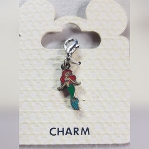 Disney Ariel Little Mermaid Charm Lobster Clasp 1" NWT